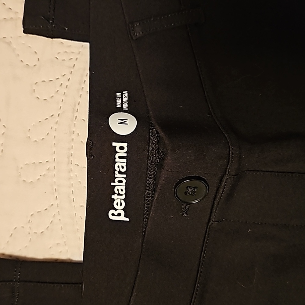 Betabrand Classic Straight Leg Dress Pant Size M